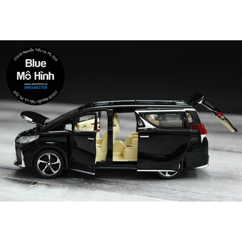 Blue mô hình | Xe mô hình Lexus LM300h SUV mở hết cửa tuyệt đẹp 1:24