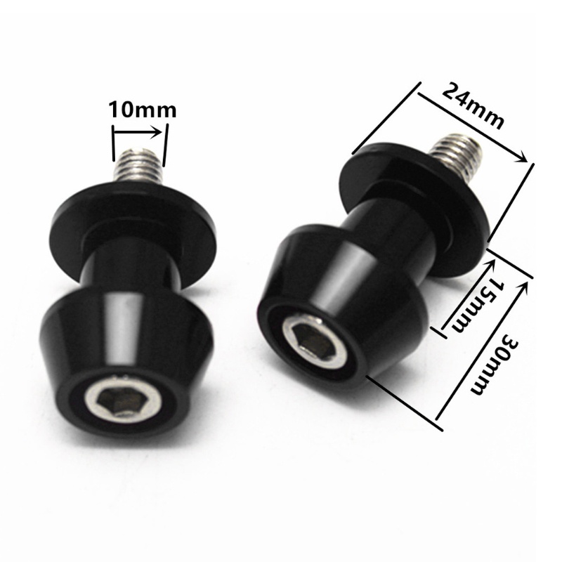 Set 2 Trục Xoay 10mm Chuyên Dụng Cho Xe Mô Tô KAWASAKI ER6N Z750 NINJA