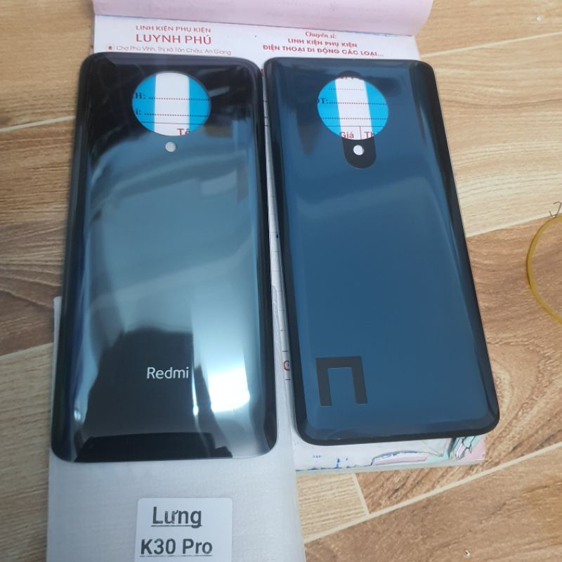 Nắp lưng xiaomi redmi K30 pro bao test