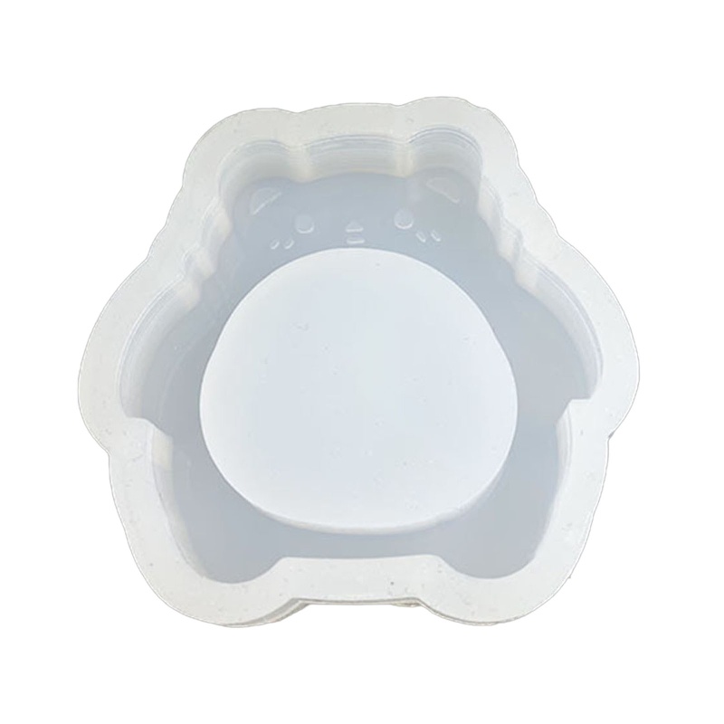 Khuôn Silicone Làm Móc Khóa Hình Mặt Trăng Có Cát Chảy