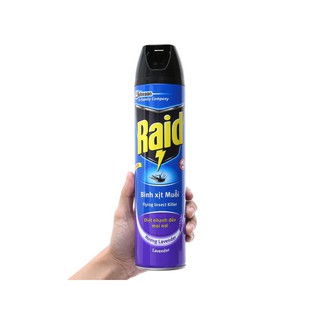 Xịt Muỗi Raid FIK Hương Lavender 600ml