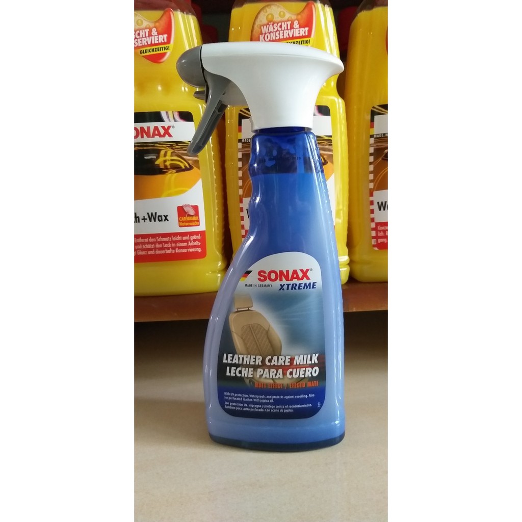 Xịt bảo dưỡng, làm mới ghế da 500ml - Sonax Xtreme Leather Care Milk