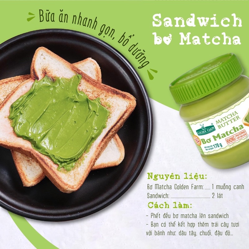 Bơ Matcha Golden Farm