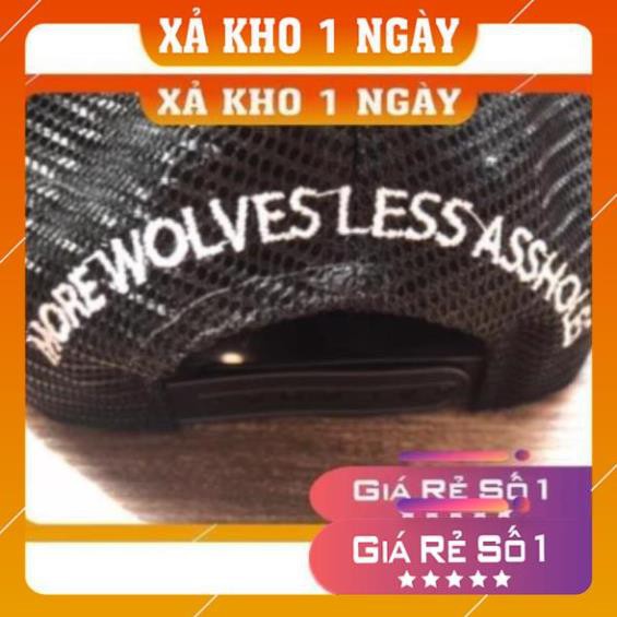 Mũ snapback hip hop màu đen lưới