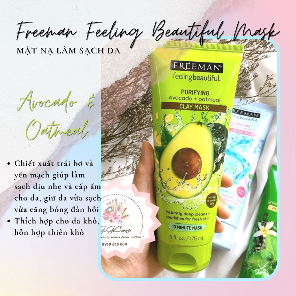 MẶT NẠ FREEMAN FEELING BEAUTIFUL MASK 175ML