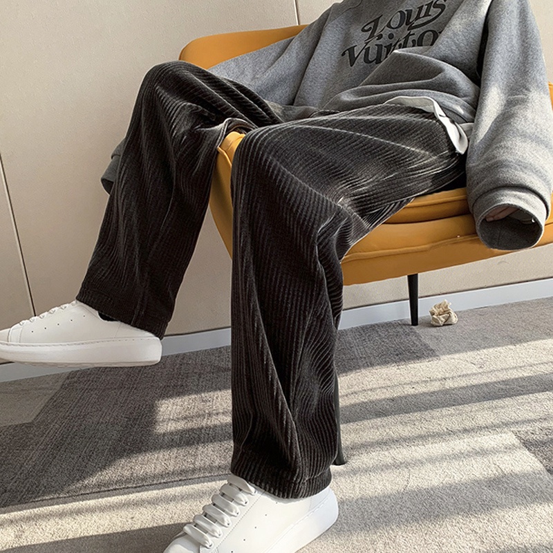 Quần ống rộng thời trang Hàn Quốc cho nam và nữ