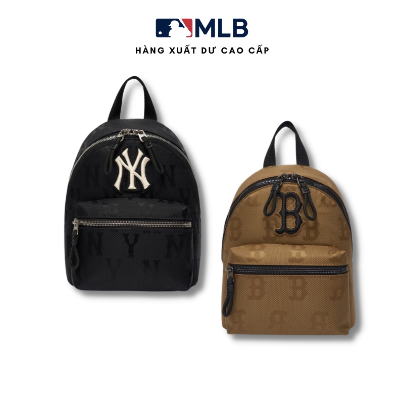 Balo mini MLB hoạ tiết monogram hàng Quảng Châu cao cấp phong cách Hàn Quốc - Hùng Nón Hiệu