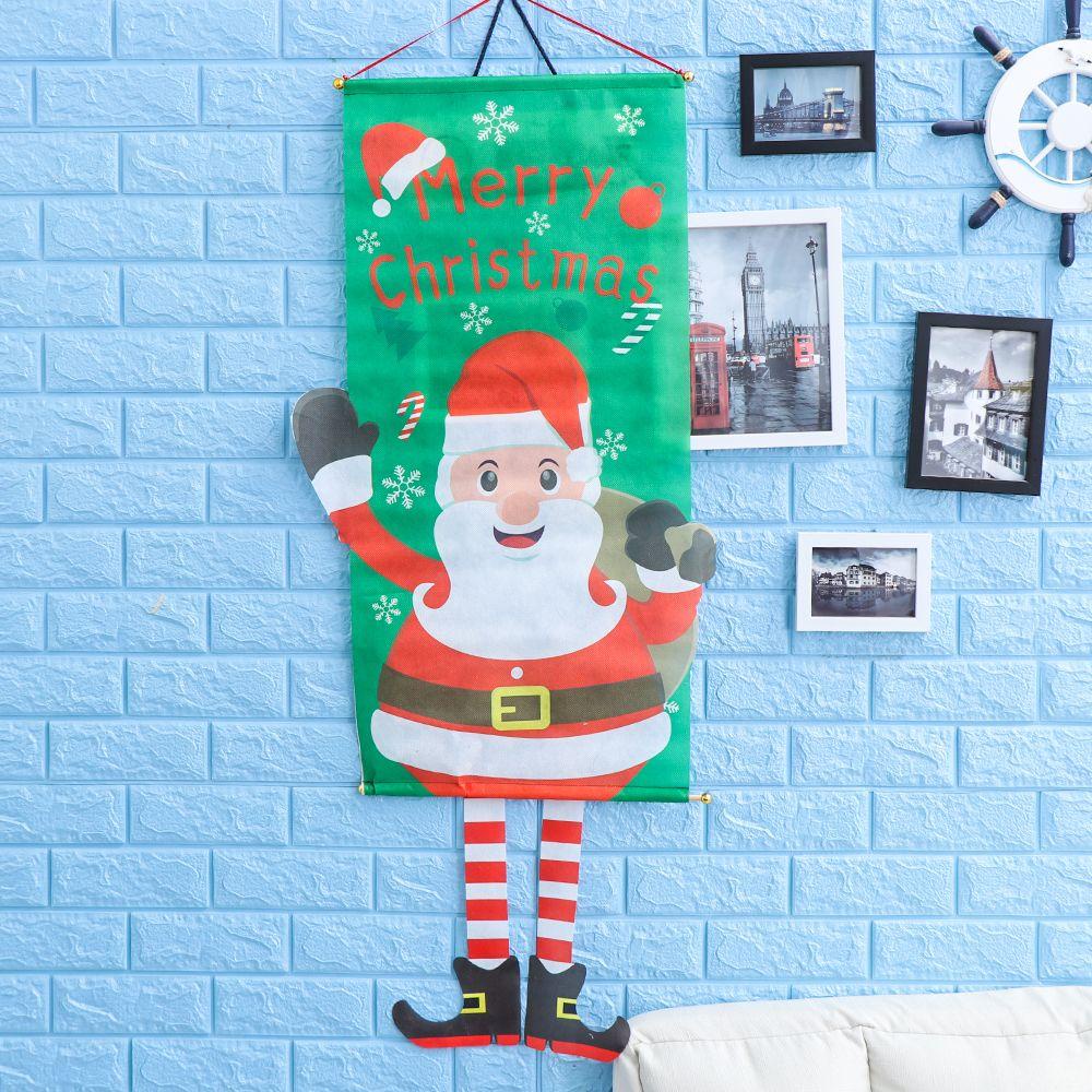 CONOPERY Cờ Treo Tường Trang Trí Hình Ông Già Noel