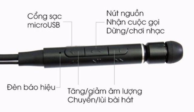 Tai nghe bluetooth thể thao Z6000 chính hãng ROMAN cực chất