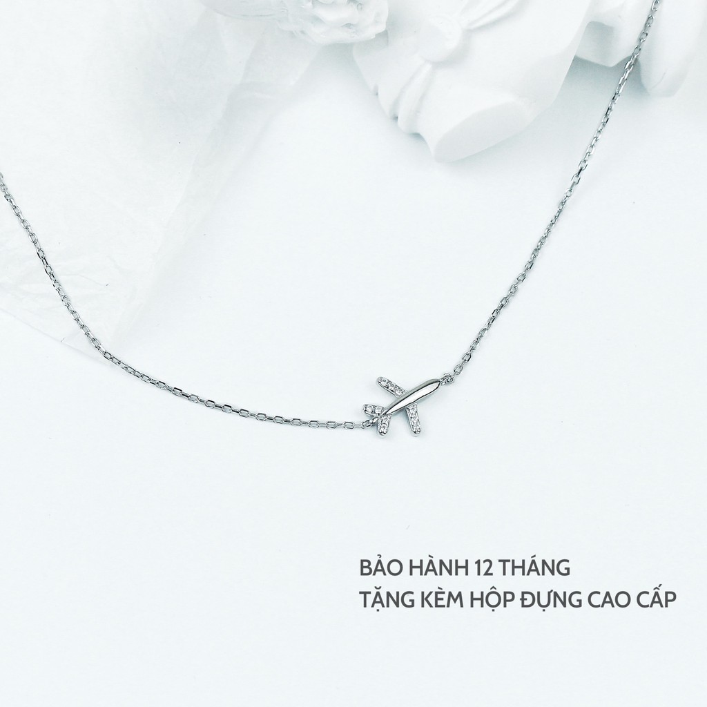 Vòng tay bạc Miuu Silver, lắc tay nữ Máy bay