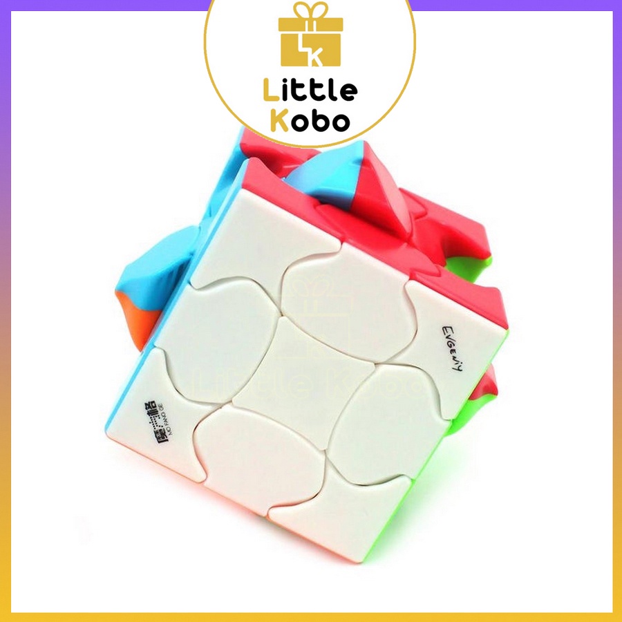 Rubik Biến Thể 3x3 QiYi Fluffy Cube Rubic 3 Tầng Stickerless