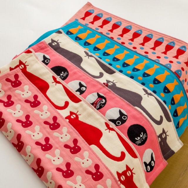 Set 2 khăn mặt cotton cho bé và gia đình