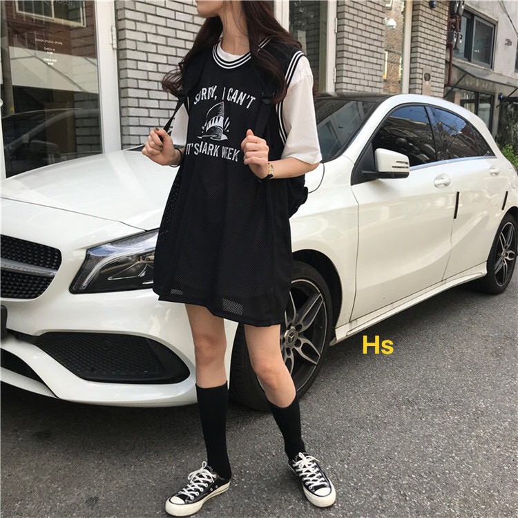 [Mã APWARN20 hoàn 20k xu đơn 0đ] Unisex Áo Ba Lỗ Nam Nữ Tank Top Đẹp Cảnh Báo Cá Mập | BigBuy360 - bigbuy360.vn