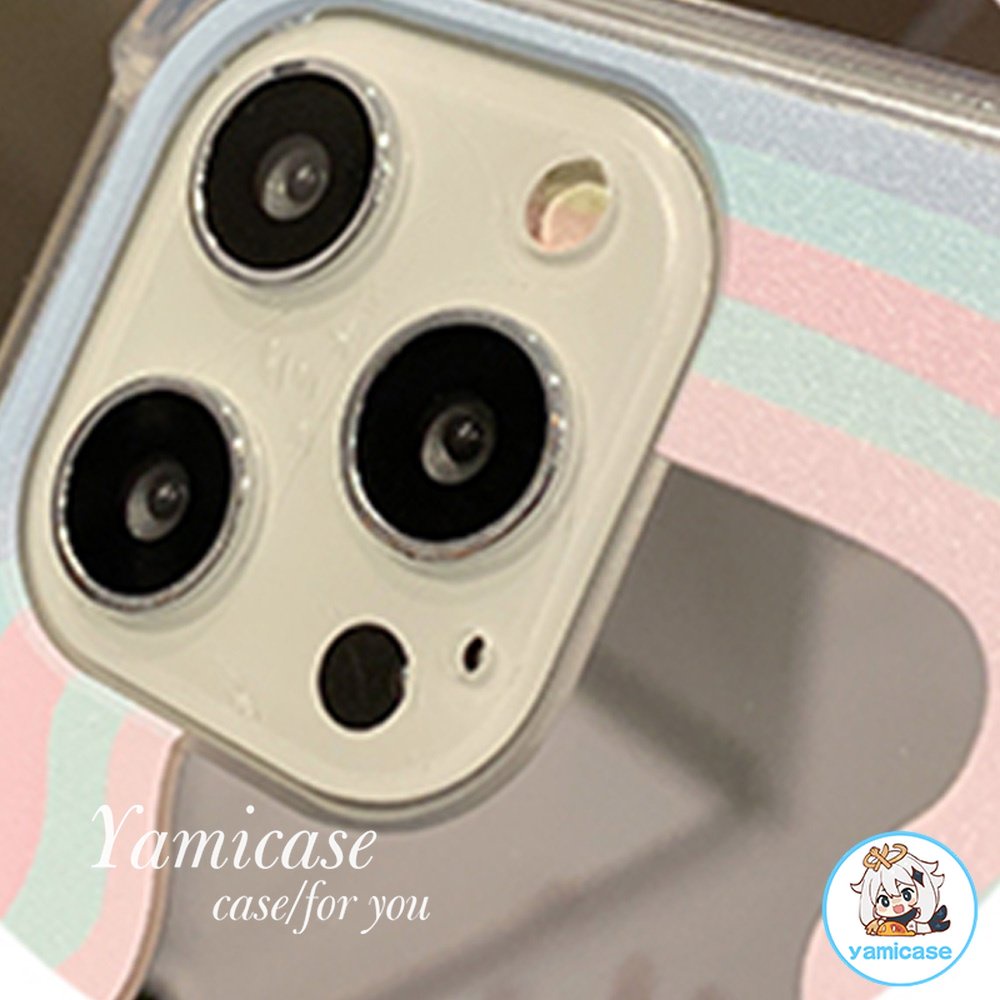 Ốp điện thoại TPU mềm mặt gương chống sốc chống rơi thích hợp cho IPhone 13 11 Pro Max X XR 8 7 Plus