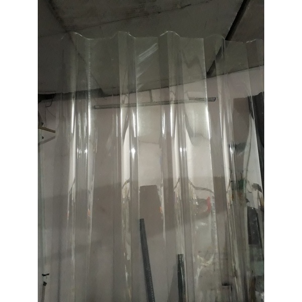 Tôn nhựa lấy sáng PoLy dạng sóng che nắng ,che mưa