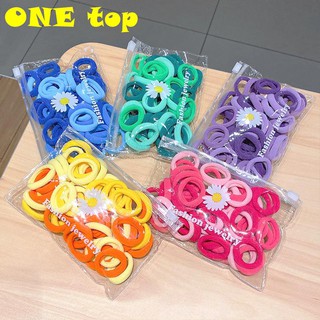 Bộ 50 Dây Buộc Tóc Hình Hoa Cúc 50