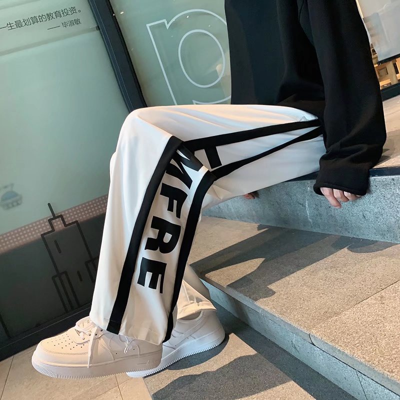 Quần Baggy Ống Rộng Phong Cách Hàn Quốc Thời Trang Cho Nam quần âu nam hàn quốc quần thể thao nam dài quần ống rộng nam quần vải ống suông
