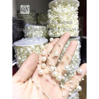 Dây hạt trai trang trí, làm hoa cưới