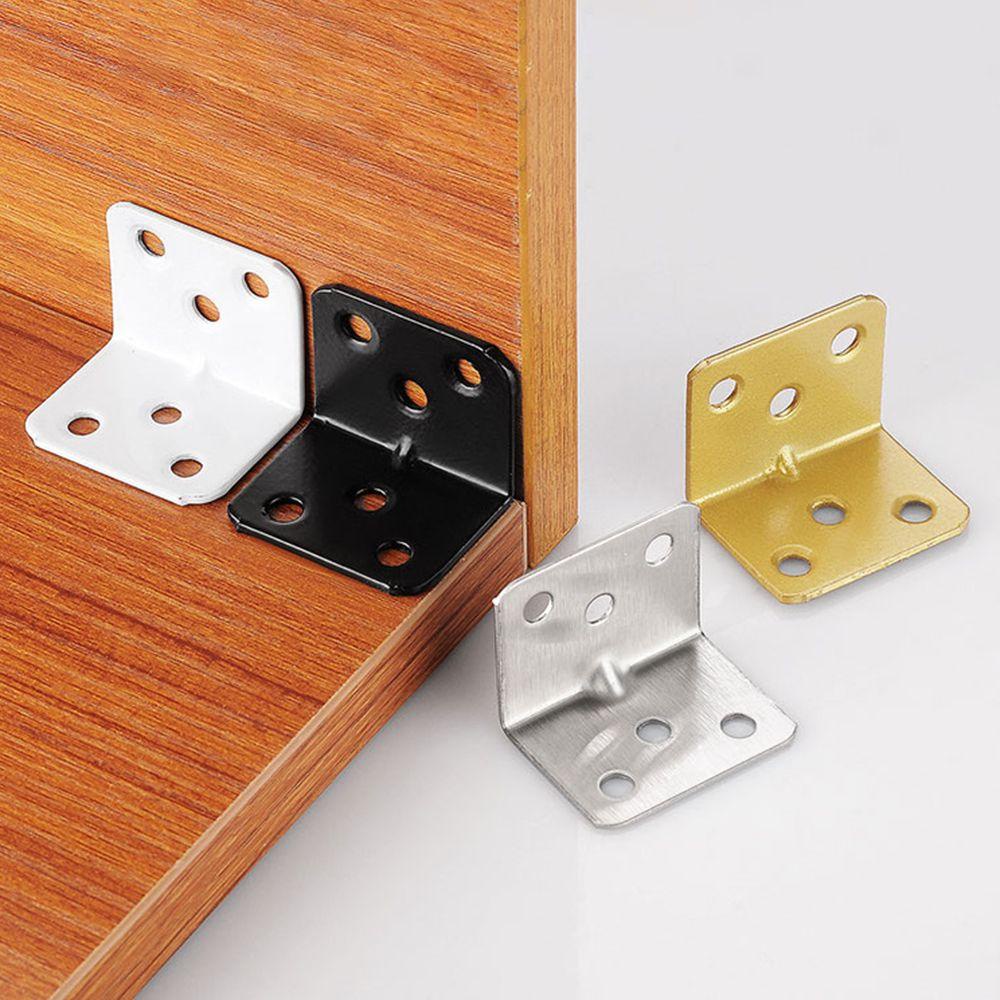 WTTLE Set 20 Phụ Kiện Cố Định Góc Bằng Thép Không Gỉ Tiện Dụng