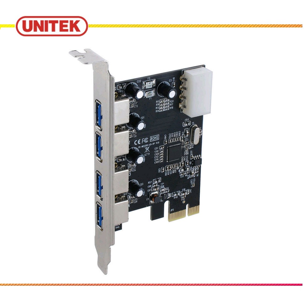 Card máy tính chuyển PCI Express sang USB 4 cổng 3.0