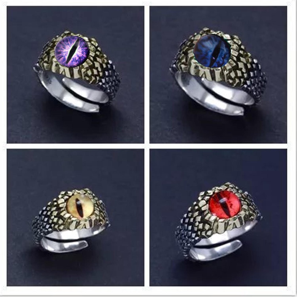 LEILY Nhẫn Hợp Kim Hình Rắn Độc Đáo Cho Nam