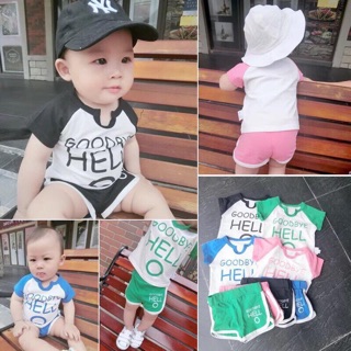 Combo 3bộ cotton cho bé trai bé gái