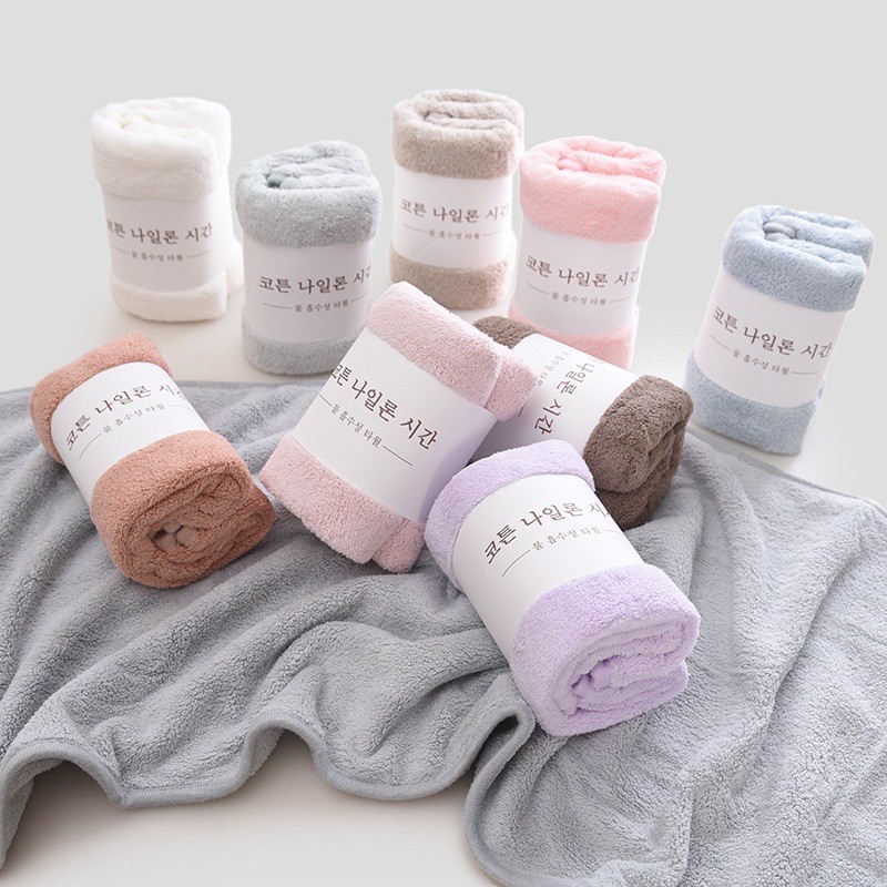 Khăn tắm xuất Hàn - loại siêu dày size to 140x70cm