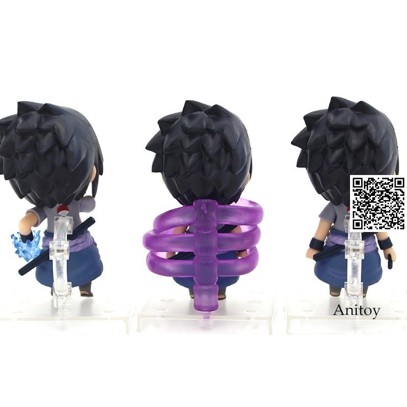 1593 Mô hình Sasuke Chibi loại lớn 10Cm tuyệt chiêu rinnegan SUSANOO Naruto