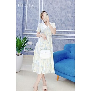 Váy đầm công sở dáng sơ mi latid dress