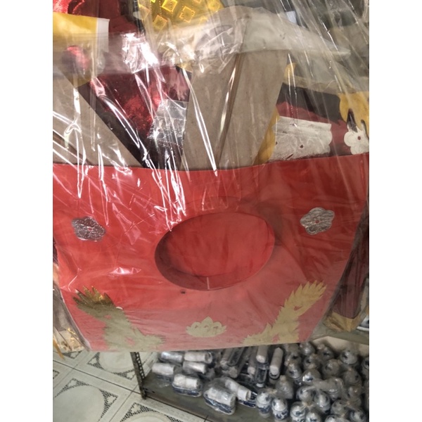 Ông Ngựa vàng mã Nhỏ Đầy Đủ Mũ Áo Quan