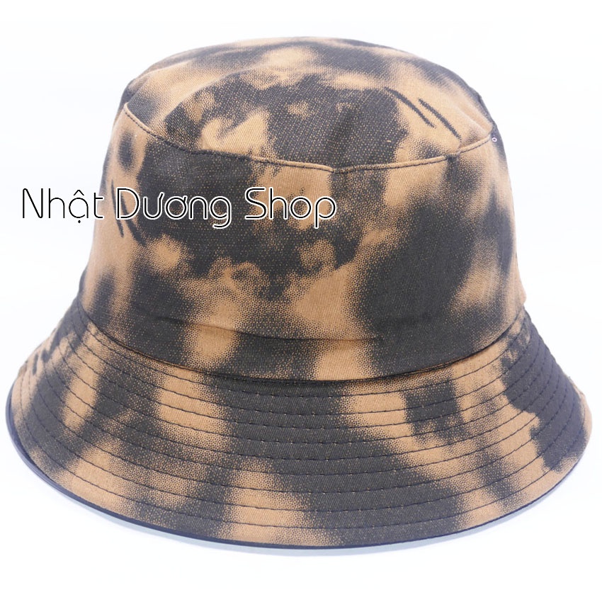 Nón Bucket - Mũ Tai Bèo Loang NiKe- 2 Mặt thời trang, nón bucket với chất liệu Kaki,cotton thoáng mát