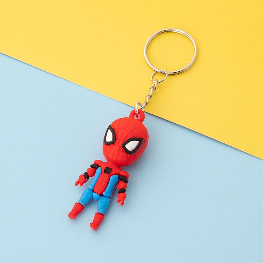 Móc Khóa Hình Siêu Anh Hùng Marvel / Người Nhện / Người Sắt / Người Nhện / Captain America Độc Đáo Cho Trẻ Em