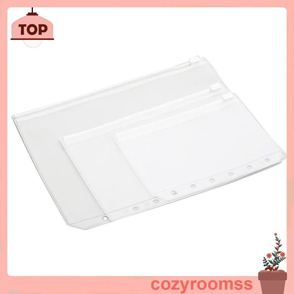 Túi khóa zip bằng nhựa PVC nhiều kích cỡ A5 A6 A7