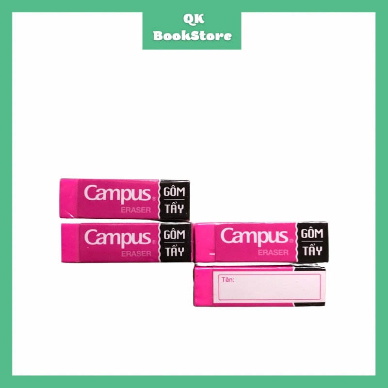Gôm_Tẩy màu Campus ER-COL20 Xanh/Hồng_Tẩy không bụi