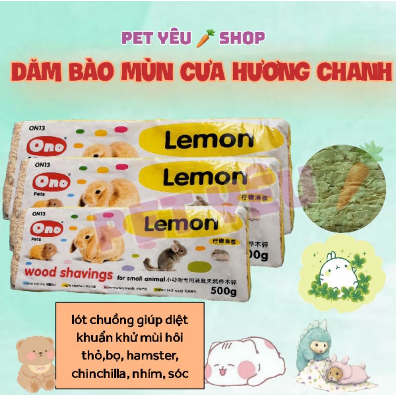 Dăm bào - mùn cưa 4 mùi hương lót chuồng thỏ, bọ, hamster,chinchilla ,nhím, sóc