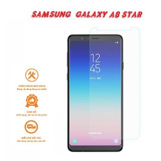 CƯỜNG LỰC 9H SAMSUNG A8 STAR KÍNH TRONG SUỐT KHÔNG FULL MÀN
