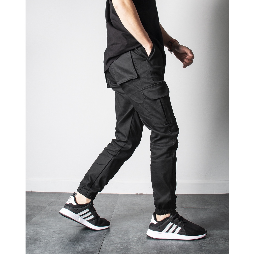 Quần jogger kaki túi hộp Nigo