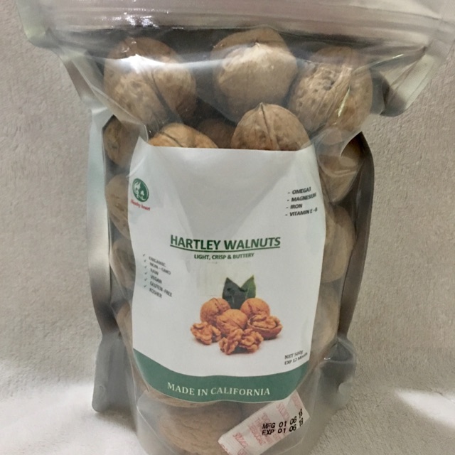 500g Quả óc chó Hartley nhập khẩu Mỹ date mới