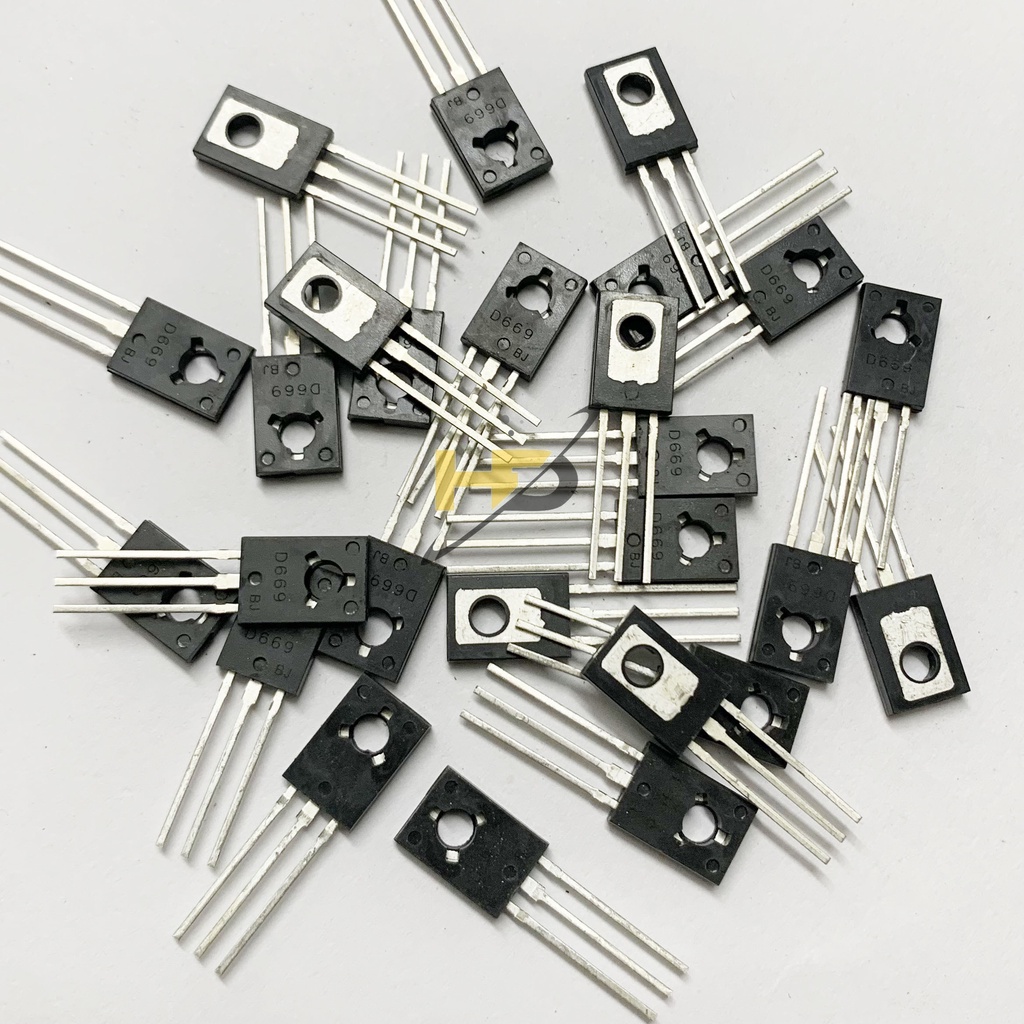 Cặp Sò Công Suất Transistor D669 Và B649 1.5A 160V Loại Chân TO-126