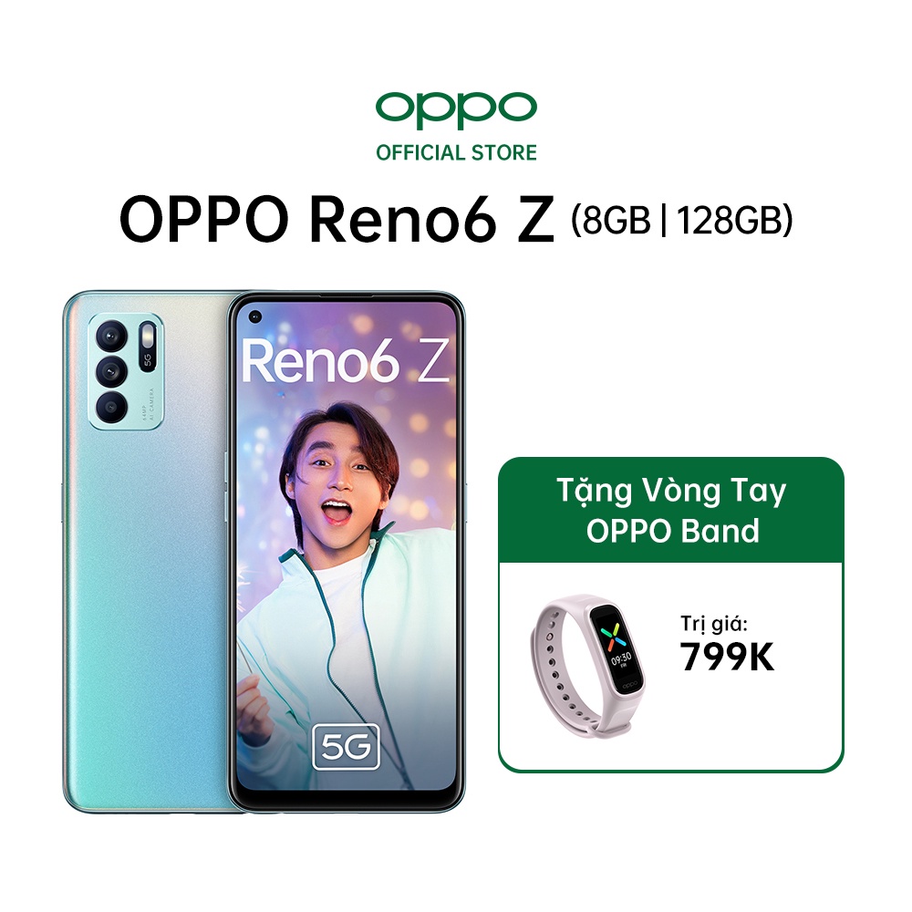  Điện Thoại OPPO RENO6 Z 5G (8GB/128GB) - Hàng Chính Hãng