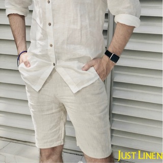 QUẦN SHORT 100% LINEN - JUST LINEN