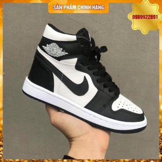 [Free Ship] Giày thể thao jodan đen trắng cao Panda 1 Vnxk
