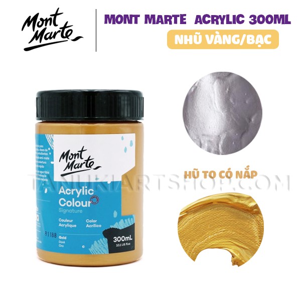 Mont Marte Acrylic 300ml nhũ