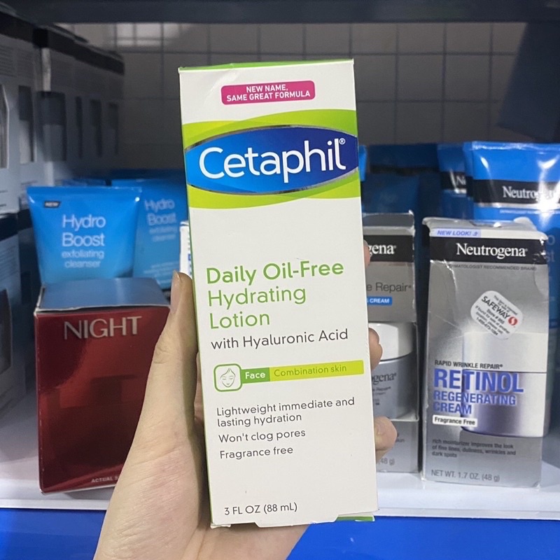 Kem dưỡng ẩm da mặt cho da khô- da nhạy cảm Cetaphil Daily Hydrating Lotion Face 88ml