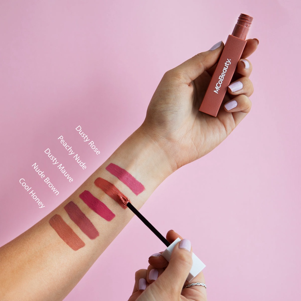 Son Kem Lì MCoBeauty Ultra Stay Liquid Matte Liquid Lipstick Màu Hồng Dusty Mauve 4.7ml