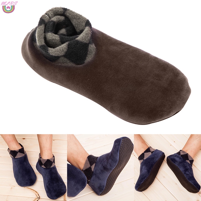 Vớ Dày Mềm Mại Giữ Ấm Mùa Đông Chống Trượt Cho Nam Nữ