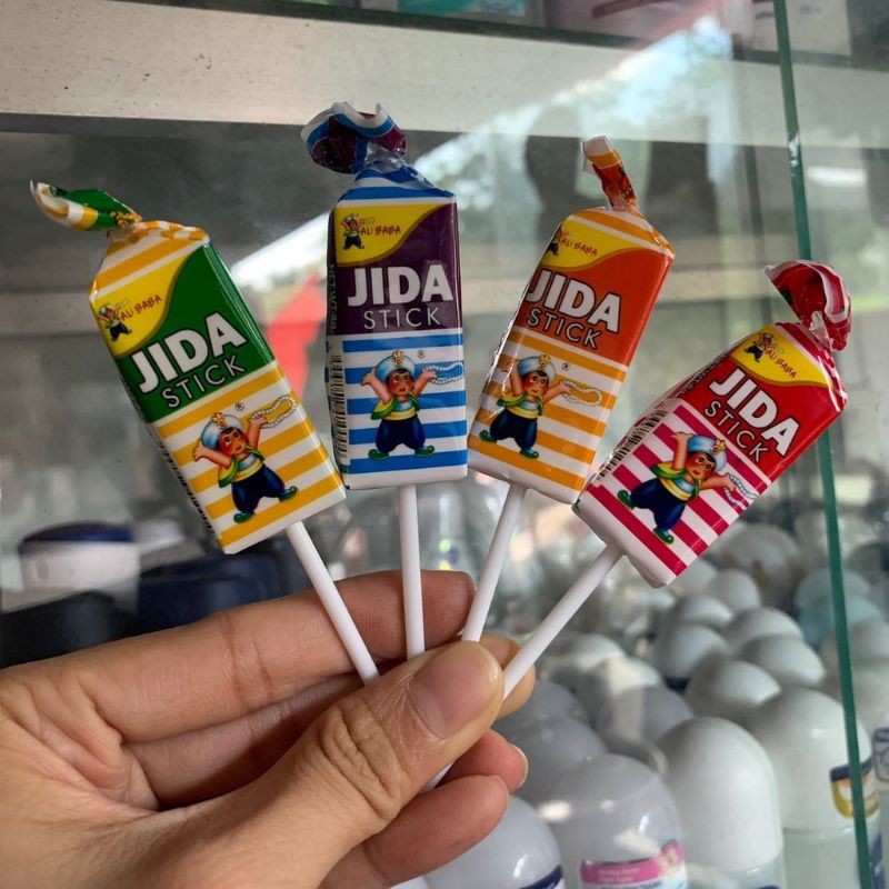 Kẹo mút sữa trái cây Jida