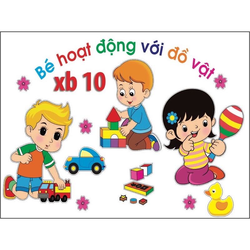 TRANH GÓC DECAN cắt sẵn - Trang trí mầm non
