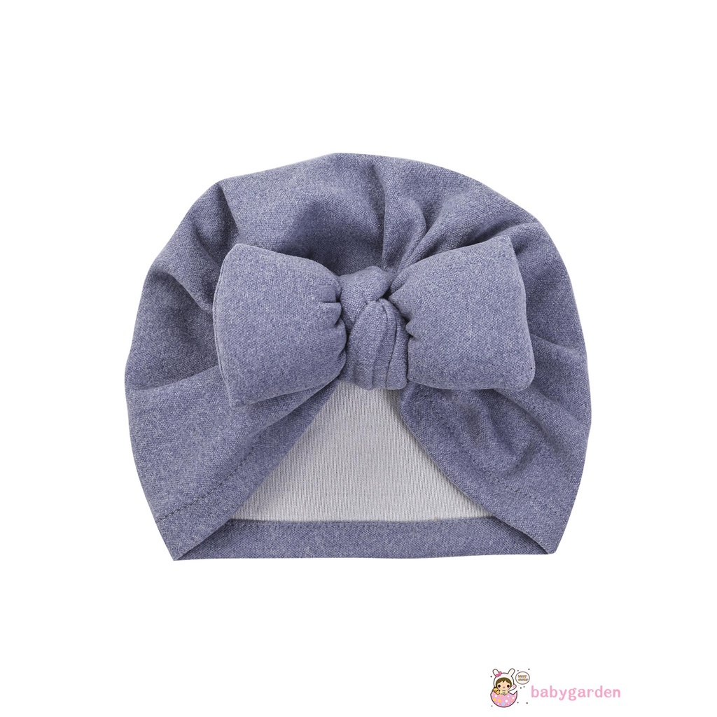 Mũ len co giãn giữ ấm cho bé vào mùa đông thiết kế thắt nơ phong cách cổ điển