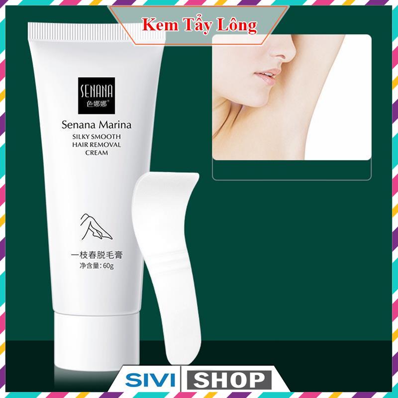 Kem tẩy lông không đau Senana Marina Silky Smooth Hair Removal Cream